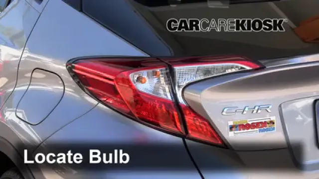 2018 Toyota C-HR XLE 2.0L 4 Cyl. Éclairage Feu clignotant arrière (remplacer l'ampoule)